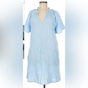 Old navy little blue linen dress nwt never worn